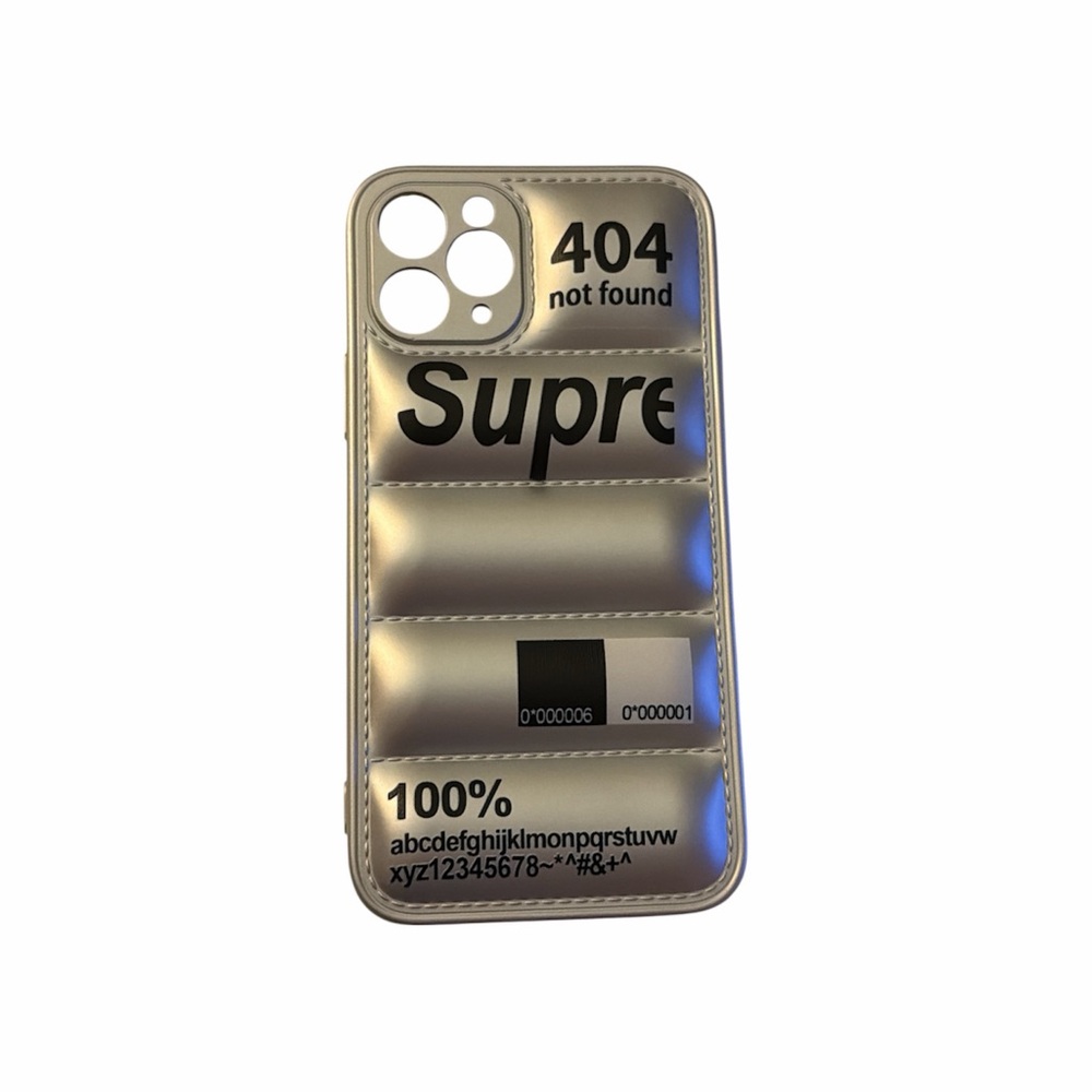 Supre 404 Not Found Puff Jacket iPhone 11 Pro Case